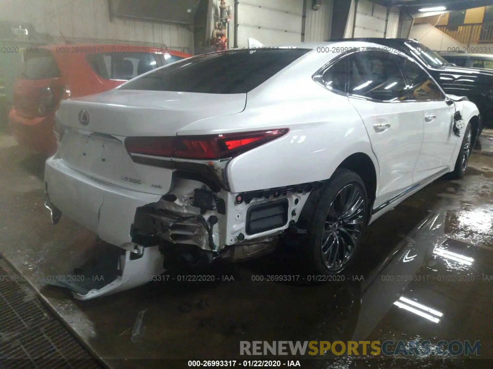 4 Photograph of a damaged car JTHC51FF1K5005437 LEXUS LS 2019