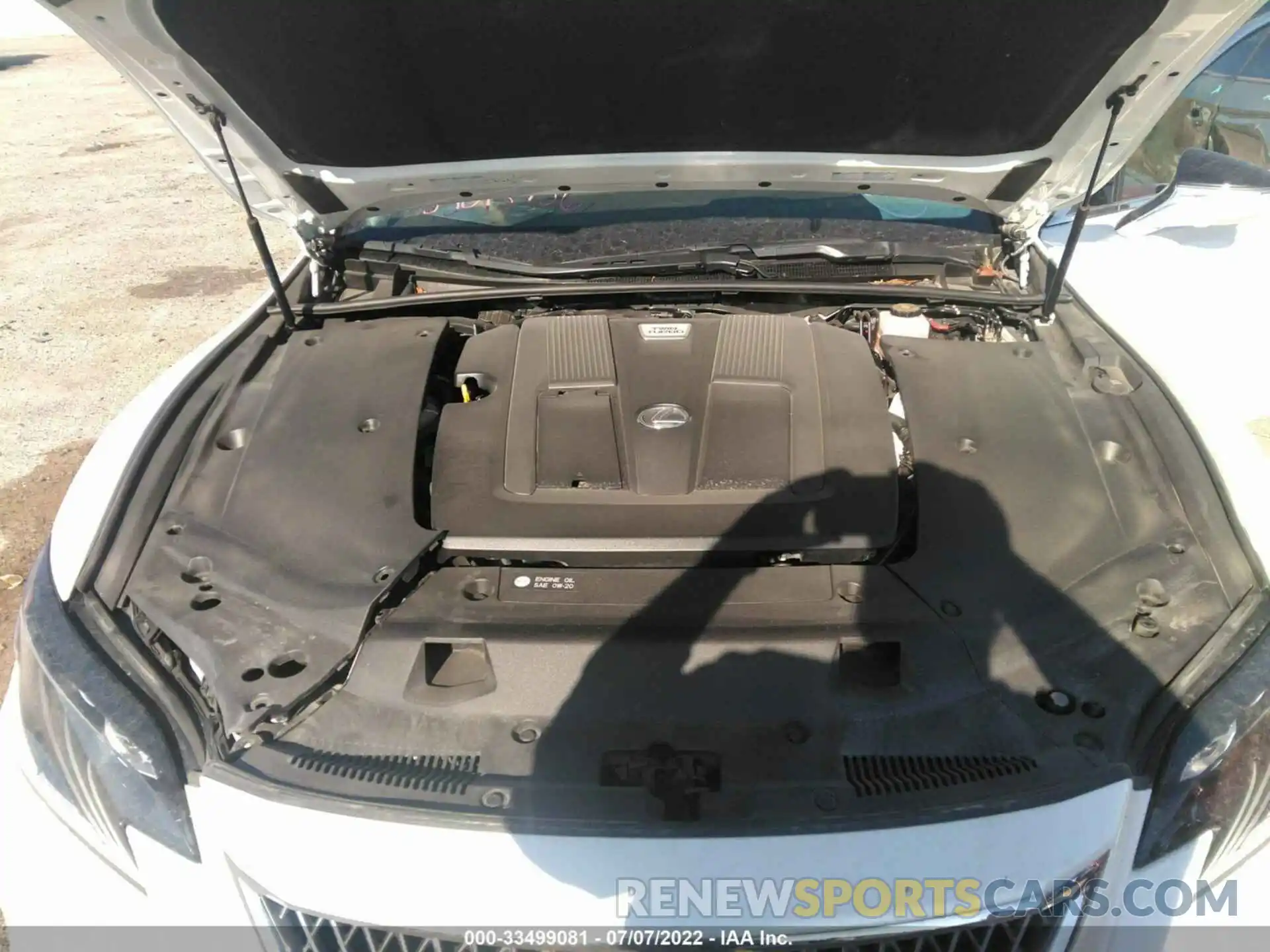 10 Photograph of a damaged car JTHC51FF2K5006824 LEXUS LS 2019