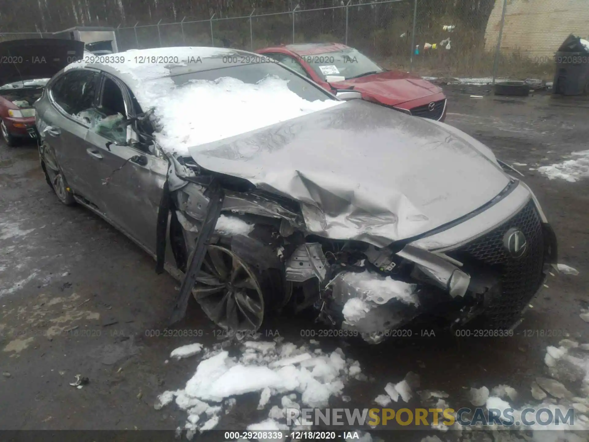 1 Photograph of a damaged car JTHC51FF5K5005490 LEXUS LS 2019