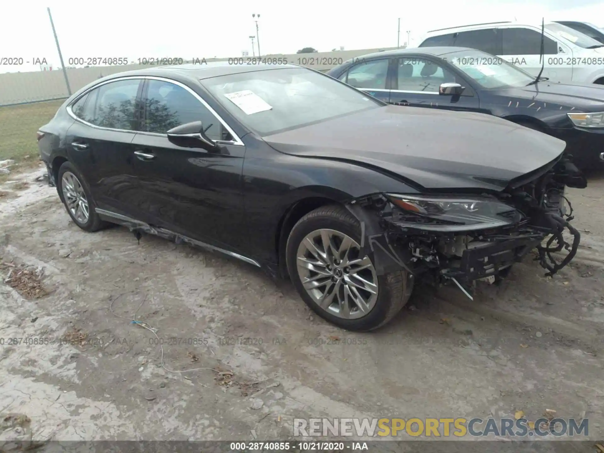 1 Photograph of a damaged car JTHC51FF6K5006048 LEXUS LS 2019