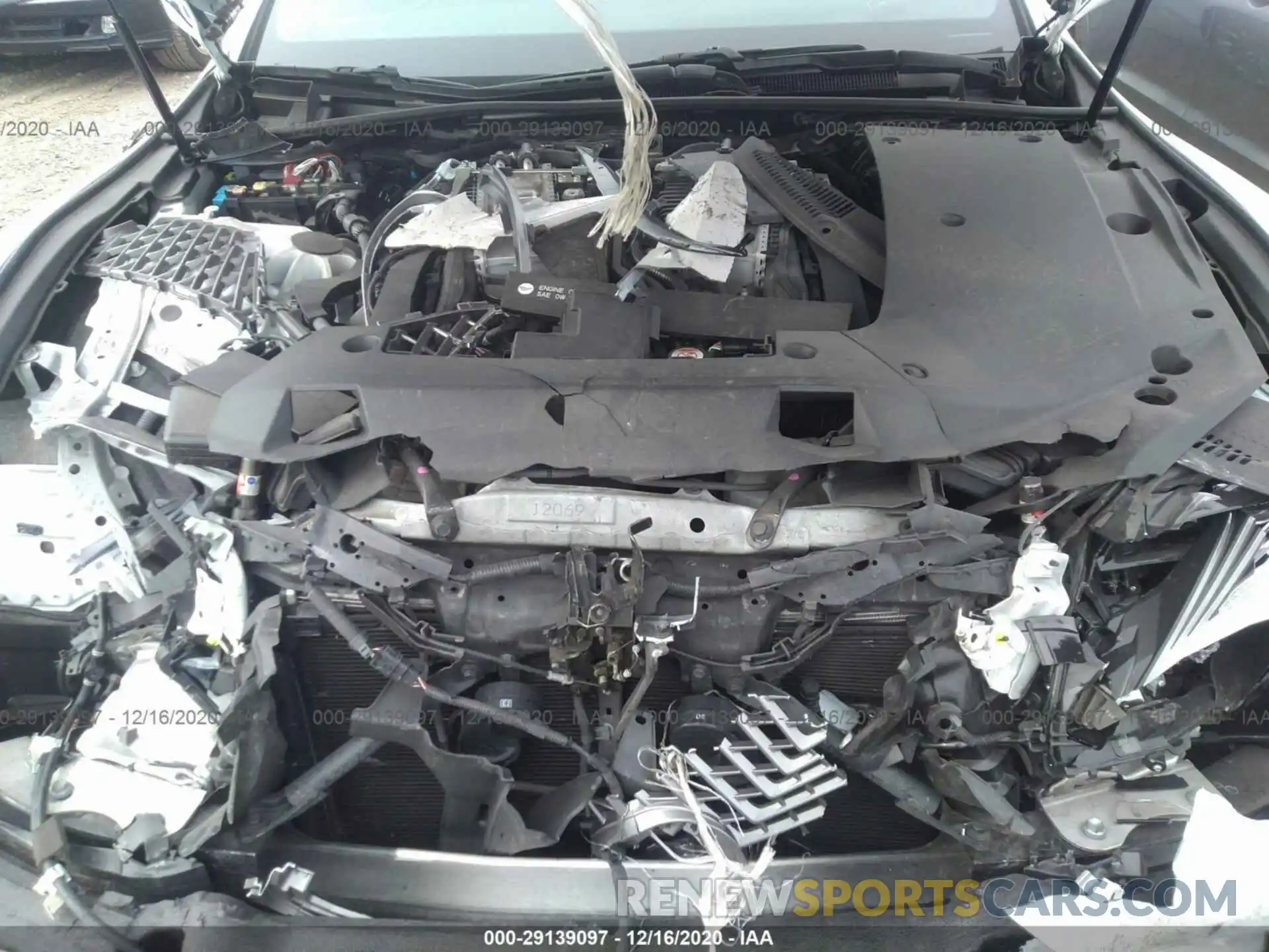 10 Photograph of a damaged car JTHC51FF9K5007162 LEXUS LS 2019