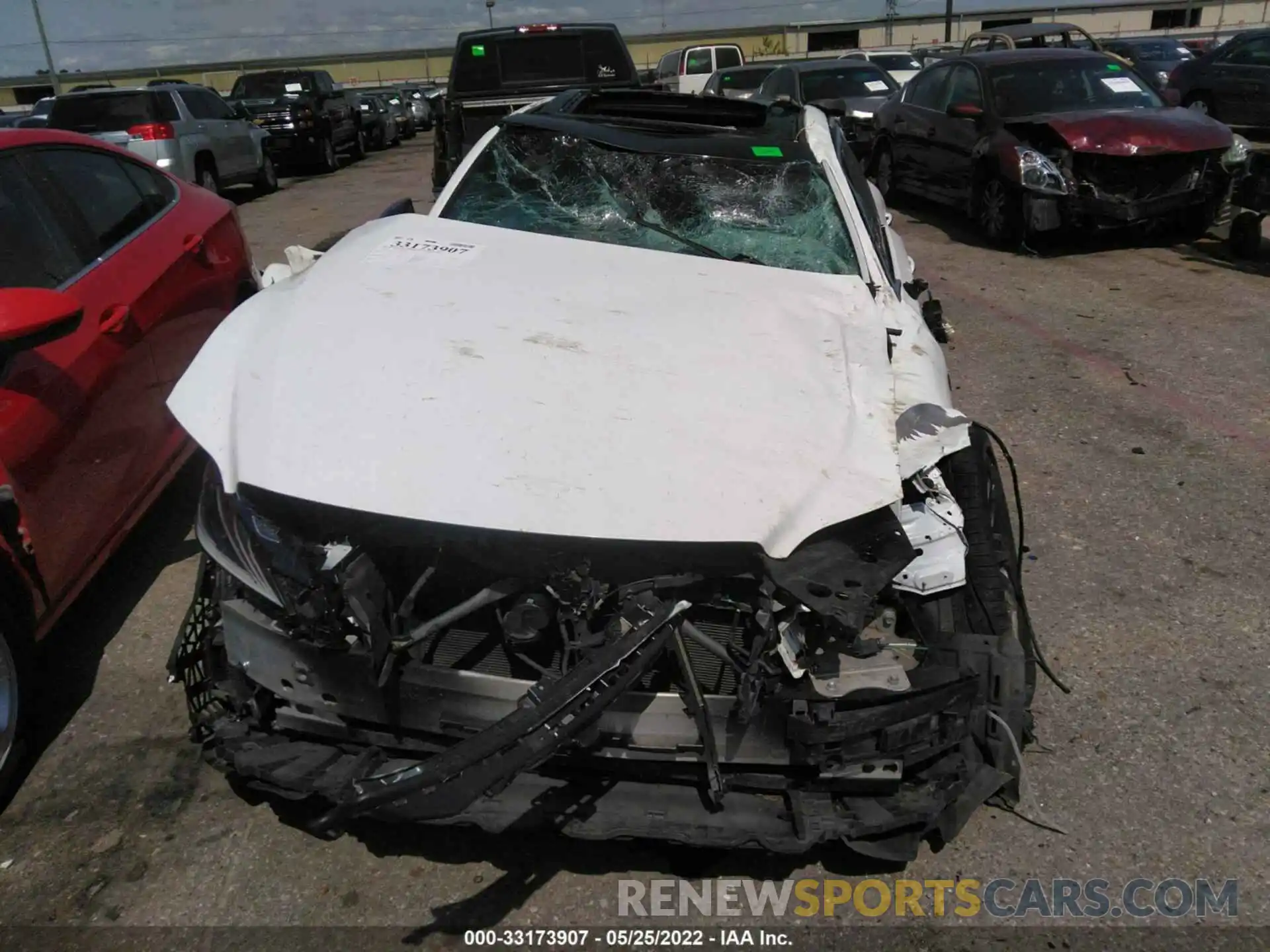 6 Photograph of a damaged car JTHF51FF7L5012682 LEXUS LS 2020