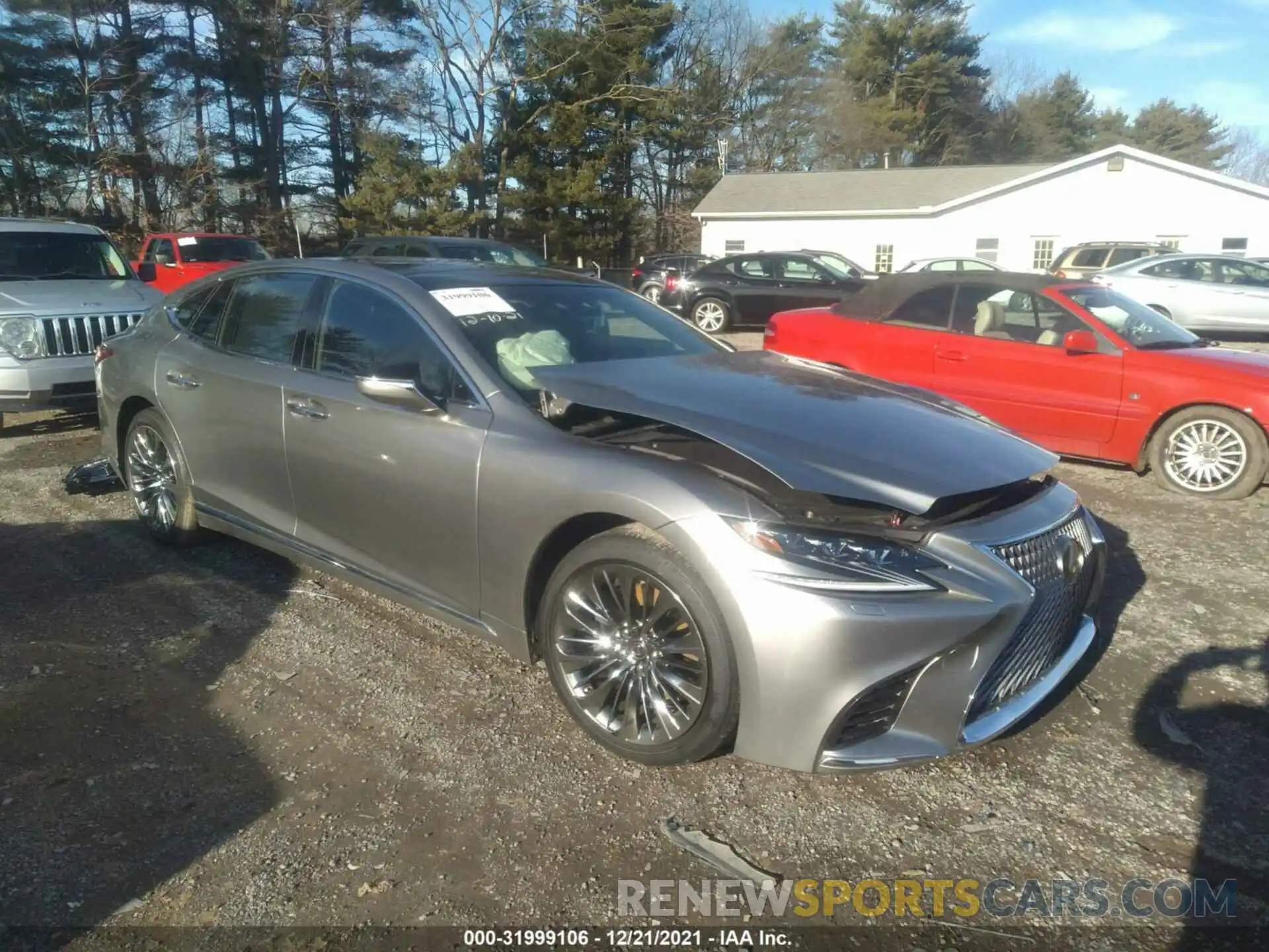 1 Photograph of a damaged car JTHG5LGF8L5007893 LEXUS LS 2020