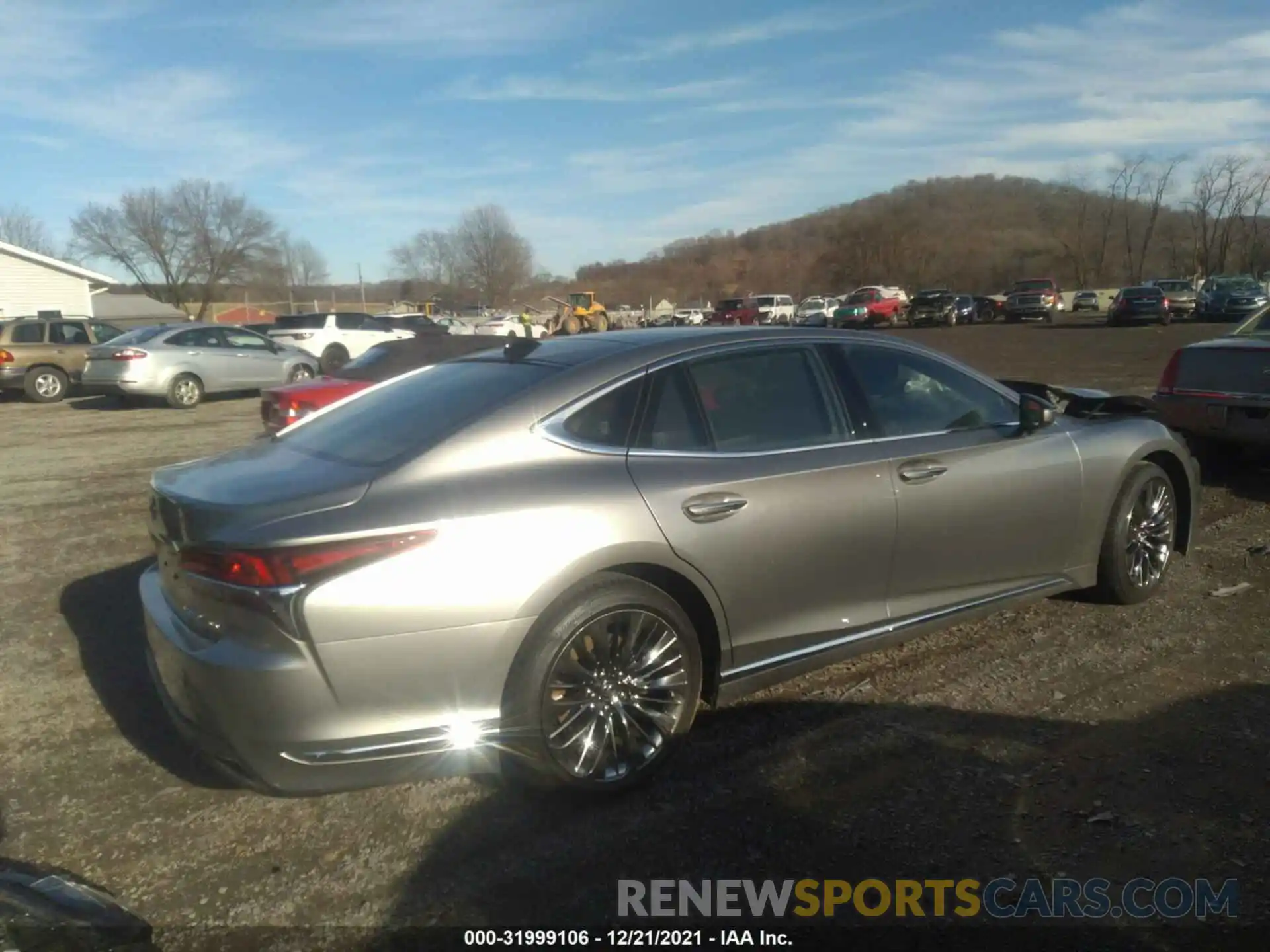 4 Photograph of a damaged car JTHG5LGF8L5007893 LEXUS LS 2020