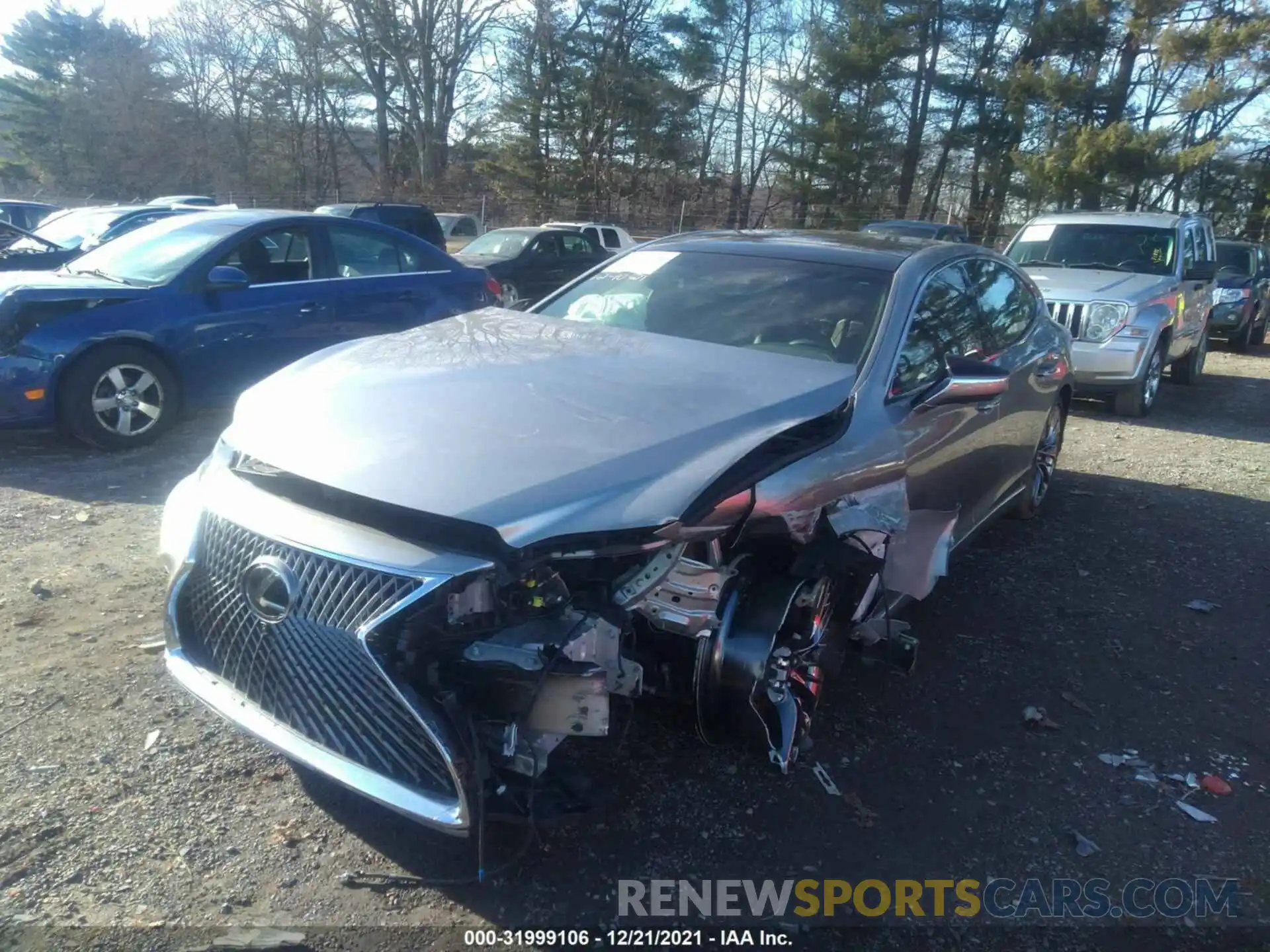 6 Photograph of a damaged car JTHG5LGF8L5007893 LEXUS LS 2020