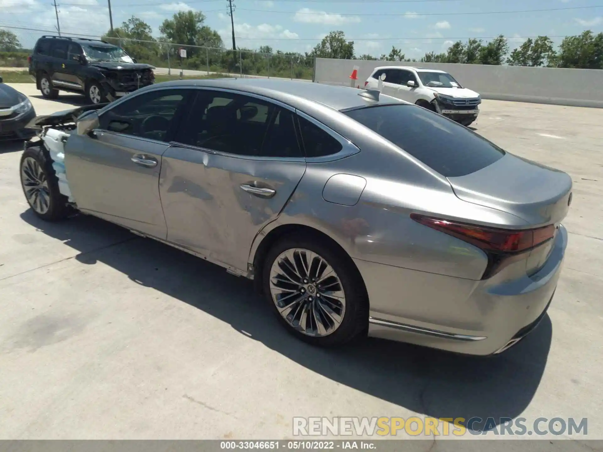 3 Photograph of a damaged car JTHD51FF8M5015499 LEXUS LS 2021