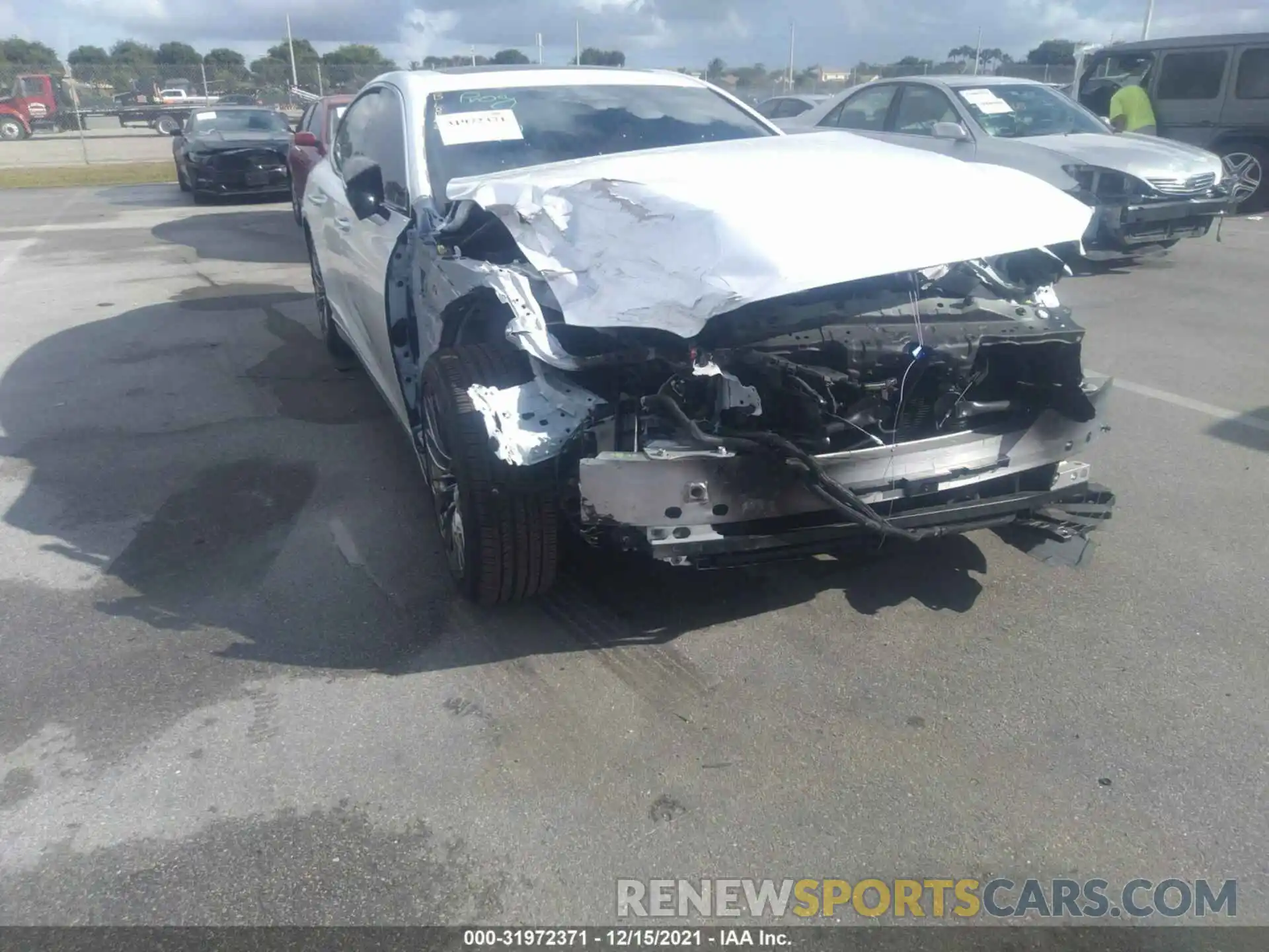 6 Photograph of a damaged car JTHD51FFXM5014869 LEXUS LS 2021