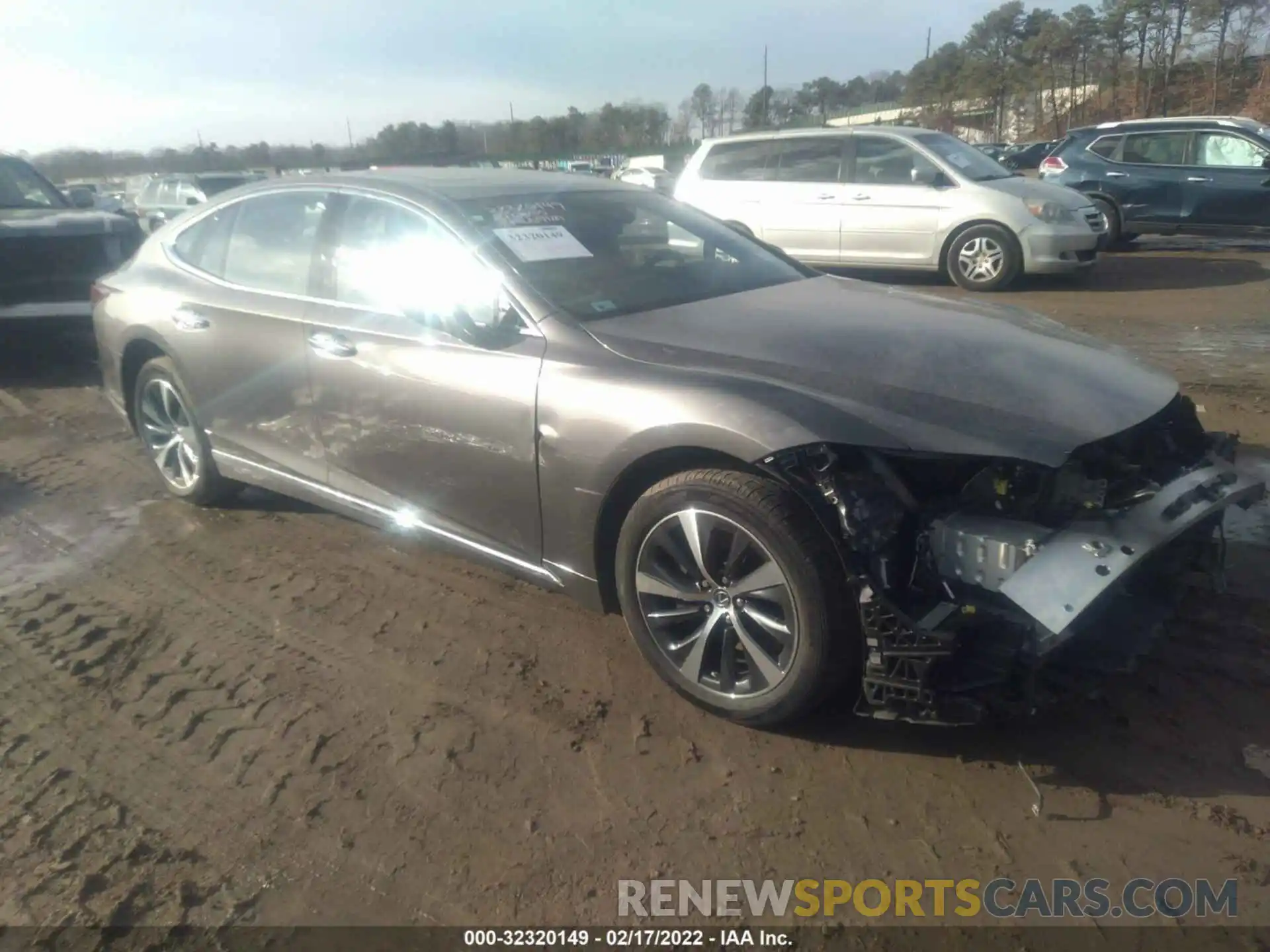 1 Photograph of a damaged car JTHD51GF1M5008814 LEXUS LS 2021