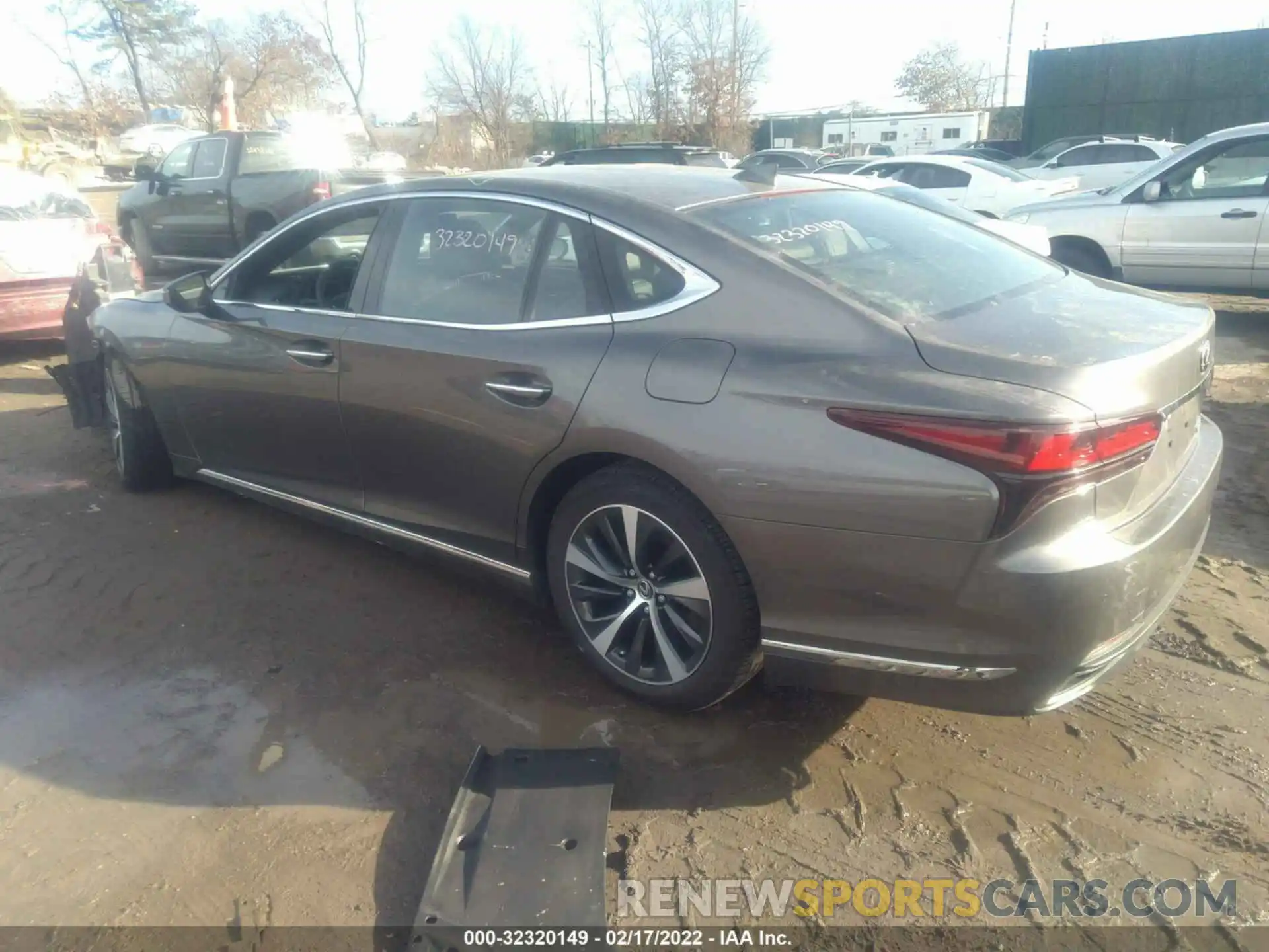 3 Фотография поврежденного автомобиля JTHD51GF1M5008814 LEXUS LS 2021