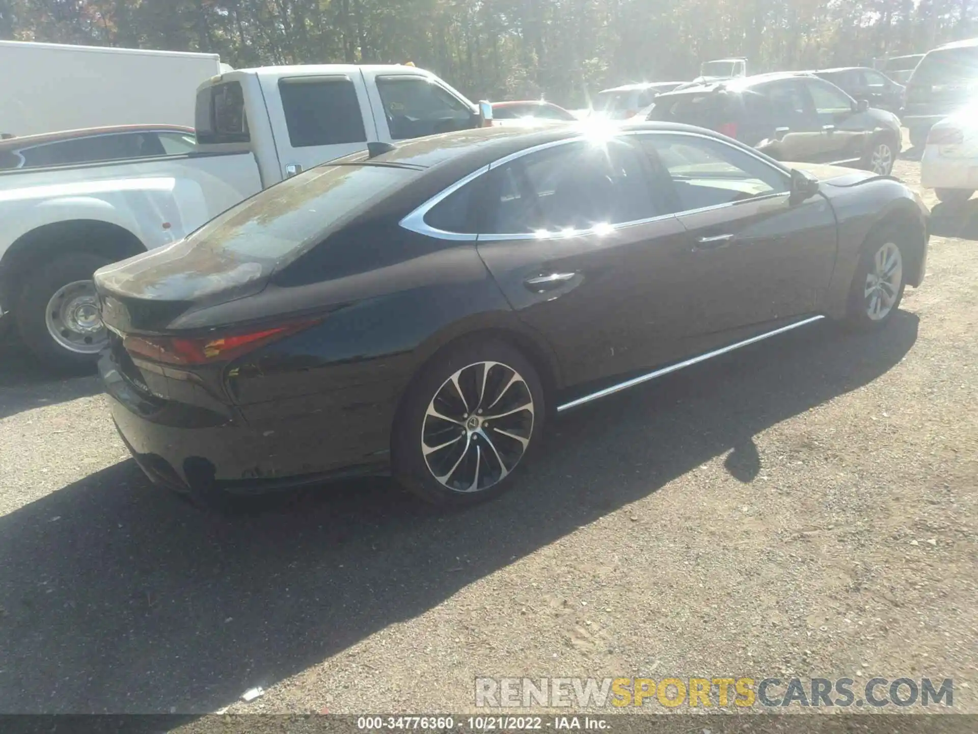 4 Photograph of a damaged car JTHE5LGF0M5009582 LEXUS LS 2021