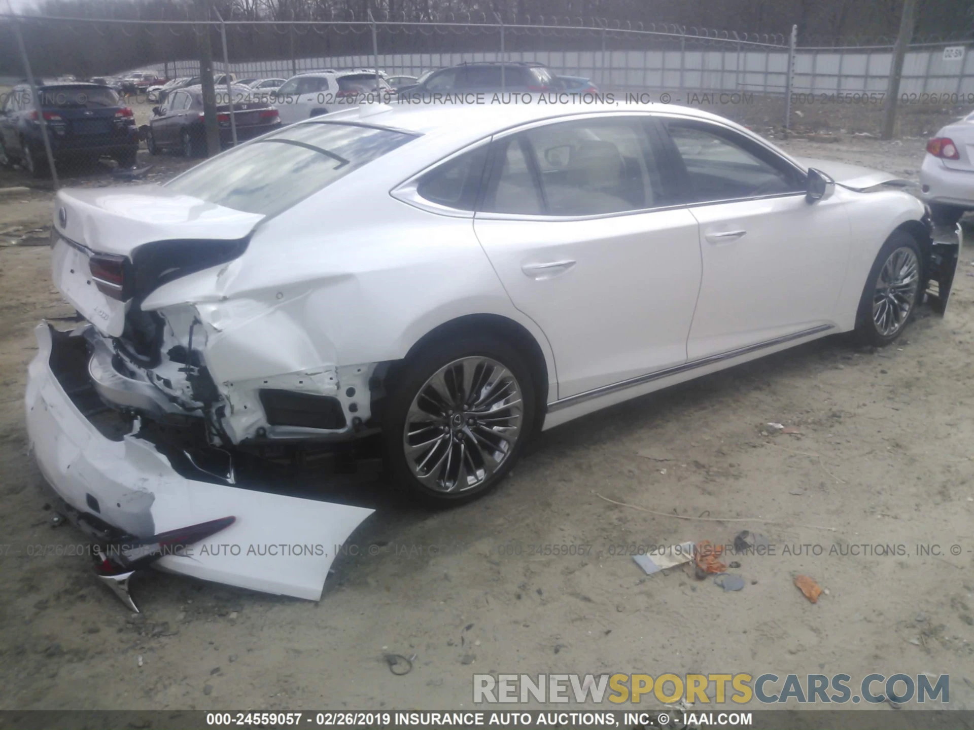 4 Photograph of a damaged car JTHB51FF7K5007446 LEXUS LS 500 2019