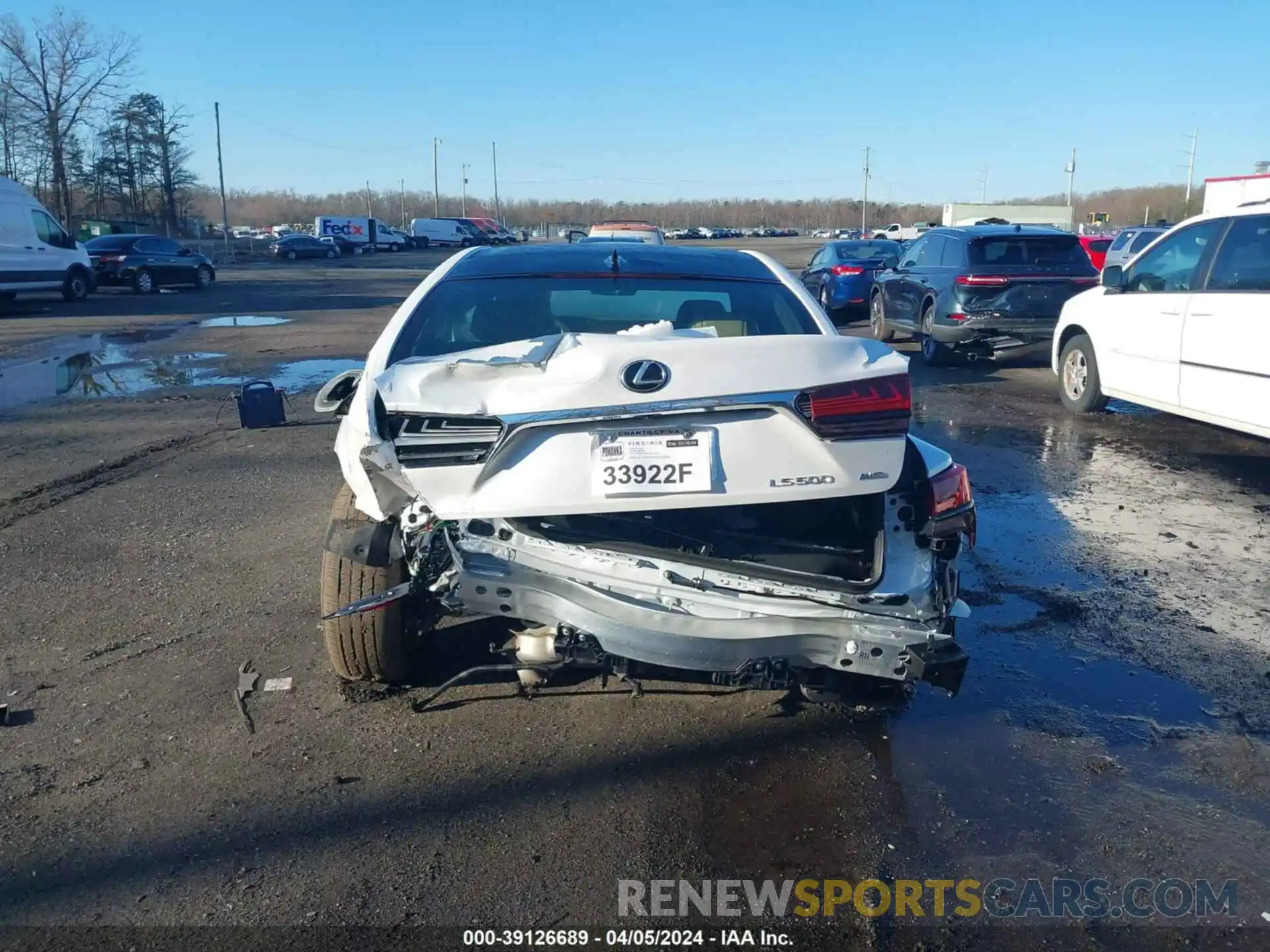 15 Photograph of a damaged car JTHD51GF3P5011802 LEXUS LS 500 2023