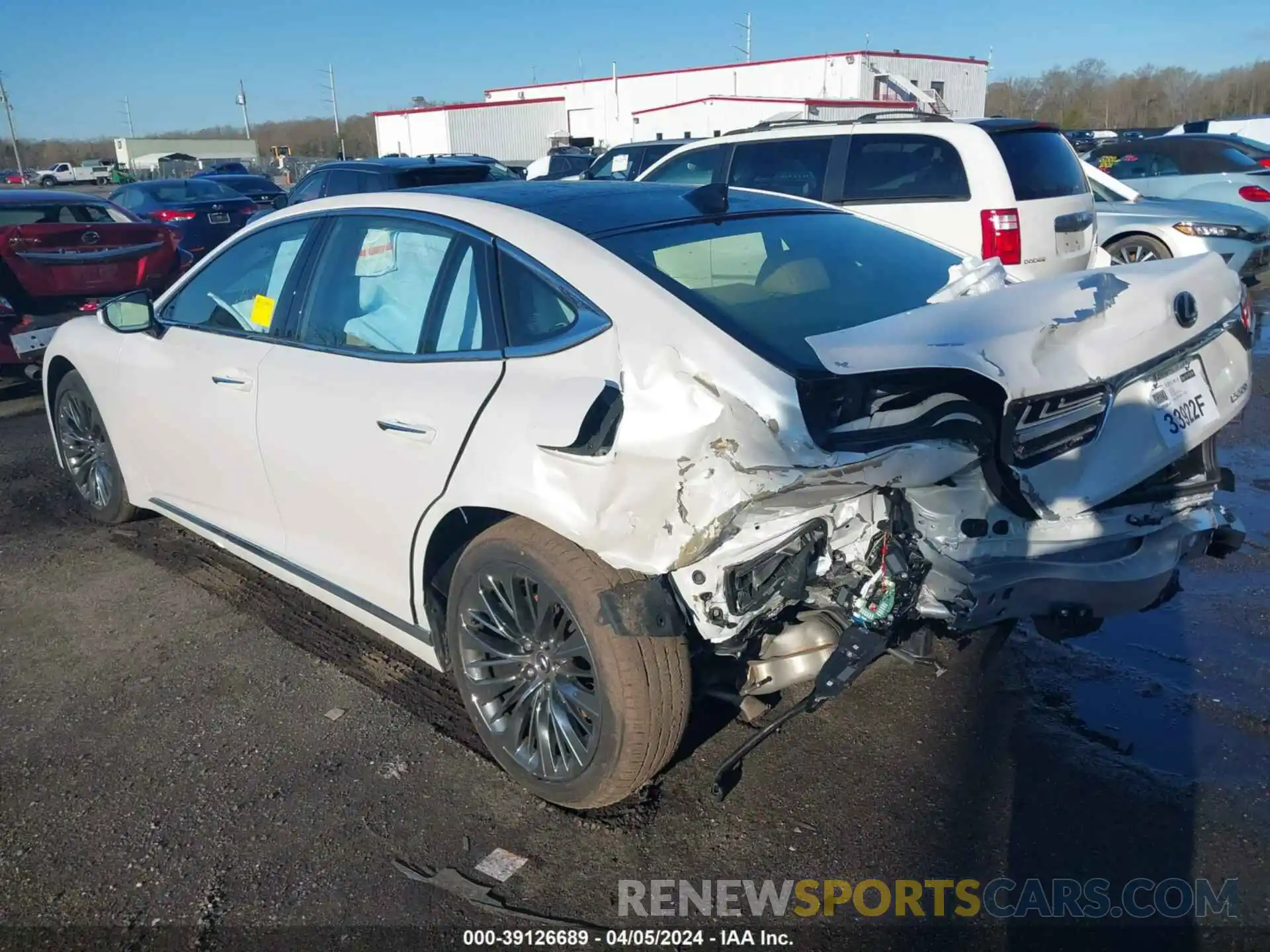 3 Photograph of a damaged car JTHD51GF3P5011802 LEXUS LS 500 2023