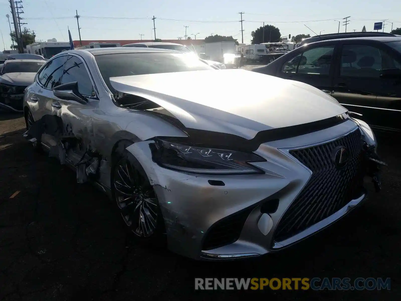 1 Photograph of a damaged car JTHB51FFXK5010275 LEXUS LS 500 BAS 2019