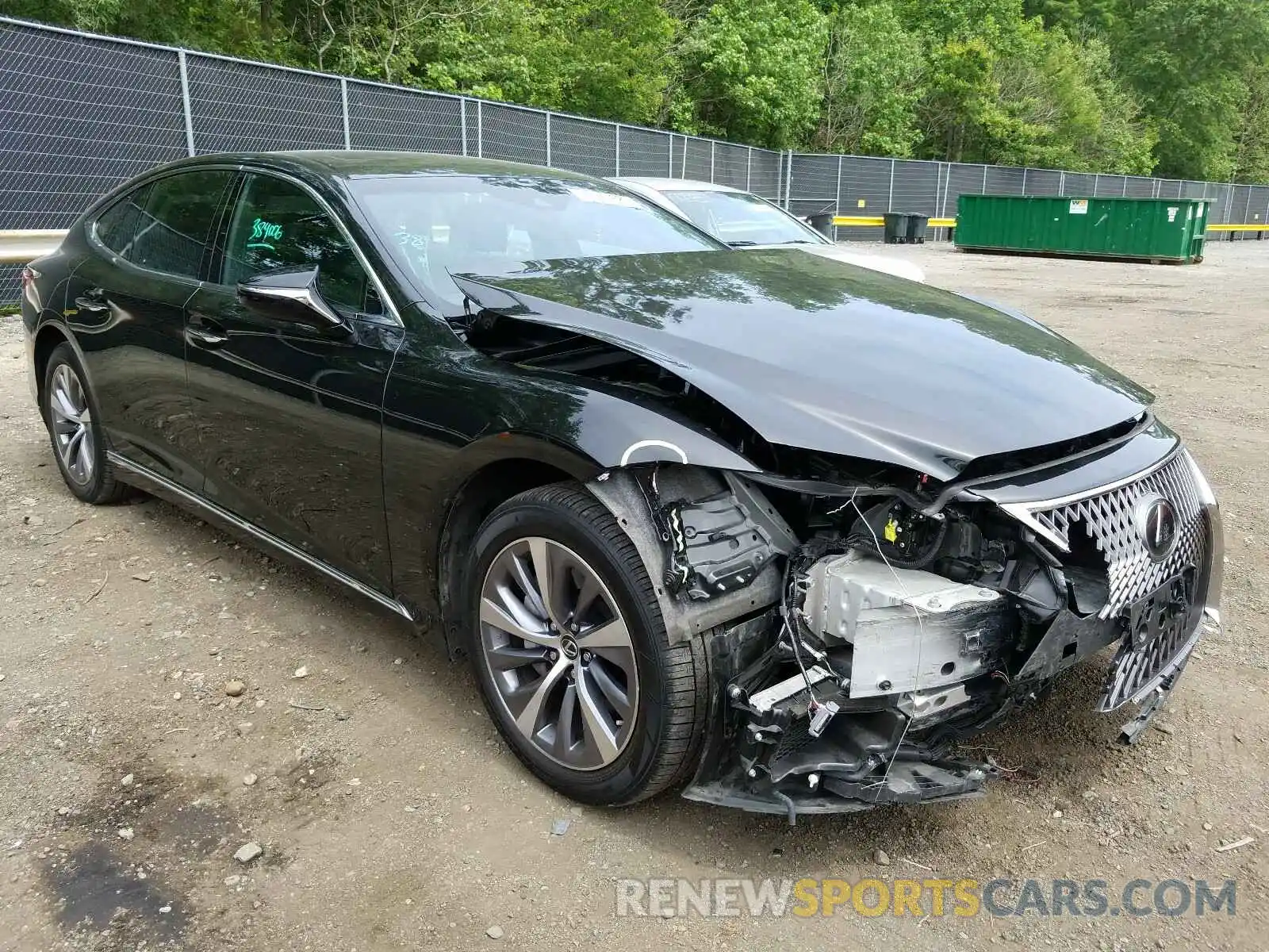 1 Photograph of a damaged car JTHC51FF3K5006427 LEXUS LS 500 BAS 2019