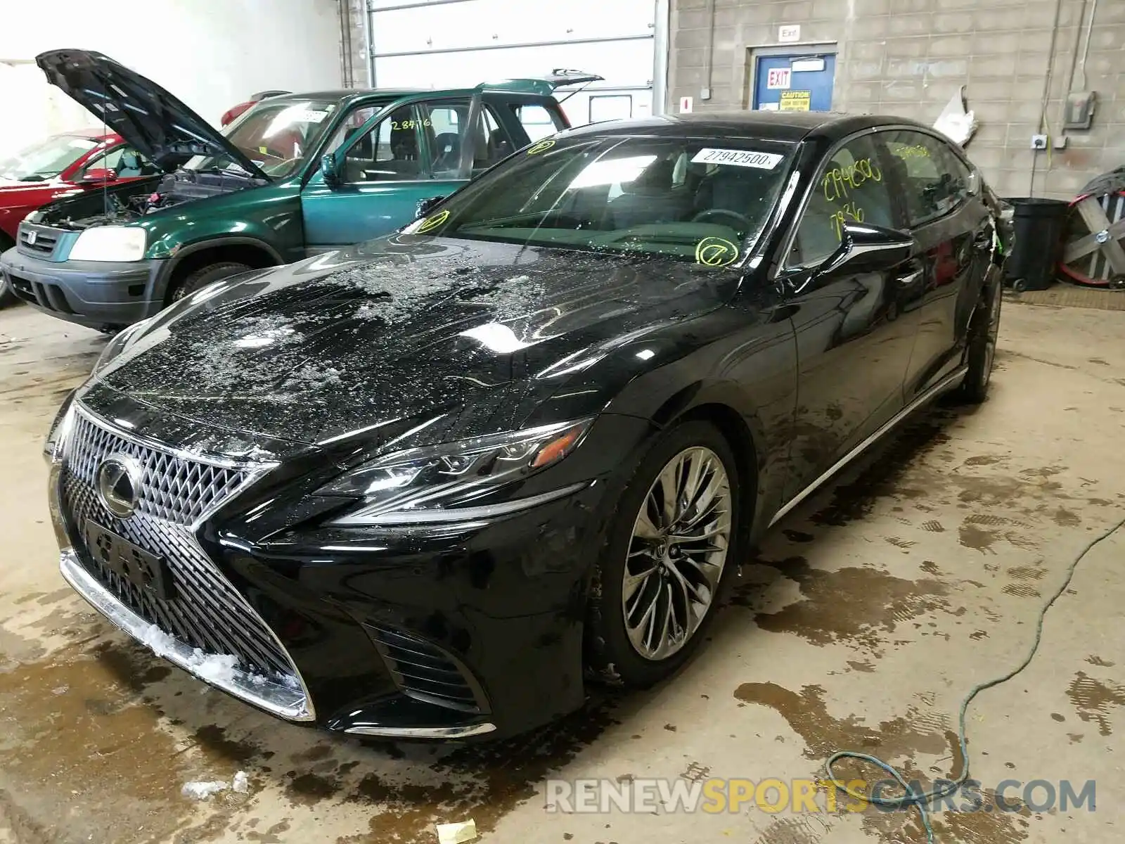 2 Photograph of a damaged car JTHC51FF5K5006316 LEXUS LS 500 BAS 2019