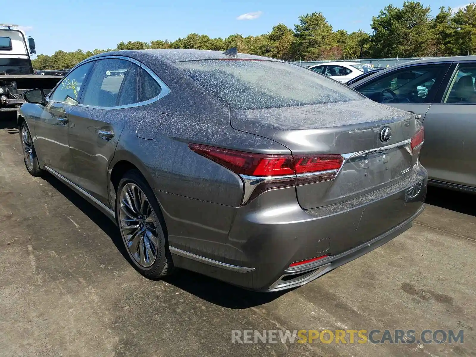 3 Photograph of a damaged car JTHC51FF7K5007113 LEXUS LS 500 BAS 2019