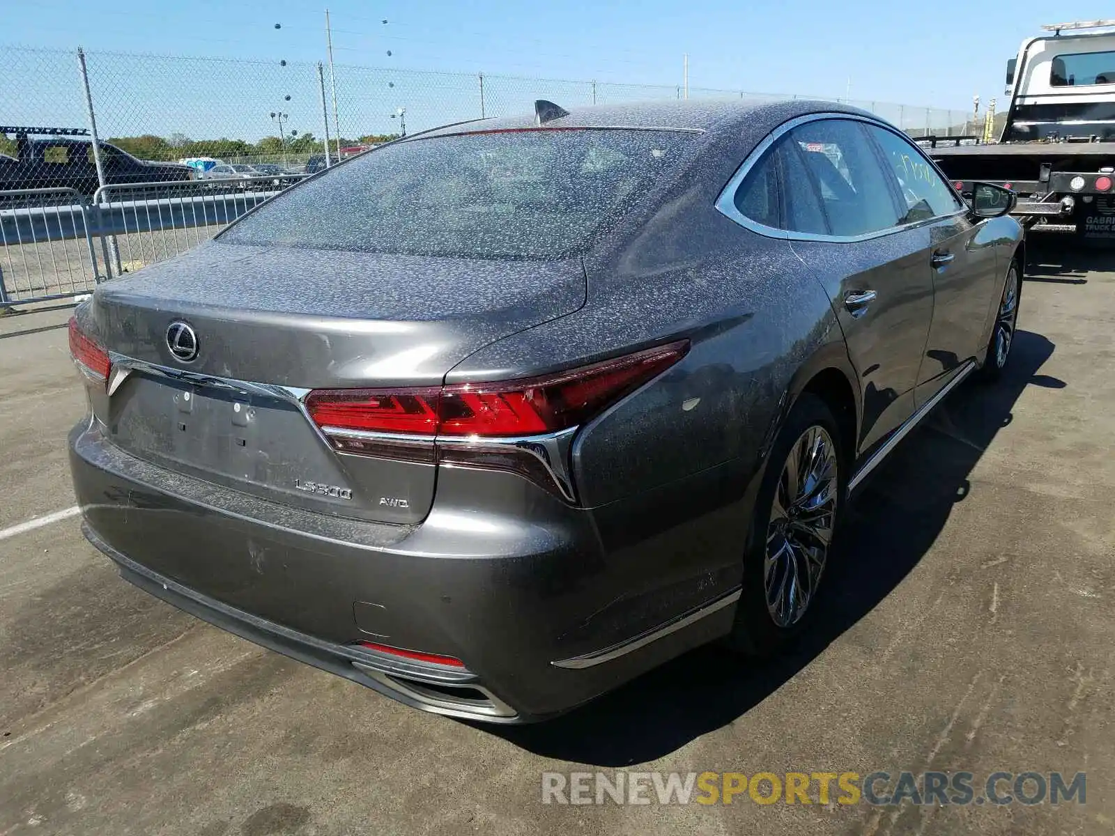 4 Photograph of a damaged car JTHC51FF7K5007113 LEXUS LS 500 BAS 2019