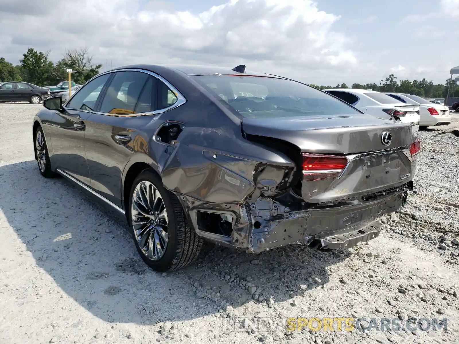 3 Photograph of a damaged car JTHD51FF8L5010978 LEXUS LS 500 BAS 2020