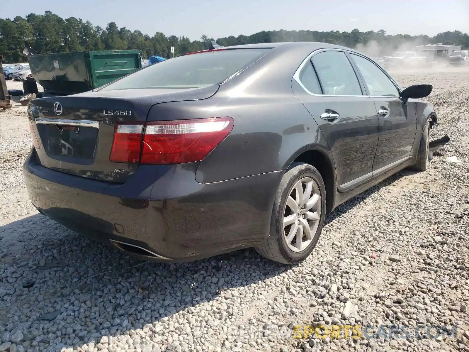 4 Photograph of a damaged car JTHCL46F995001945 LEXUS LS460 2020