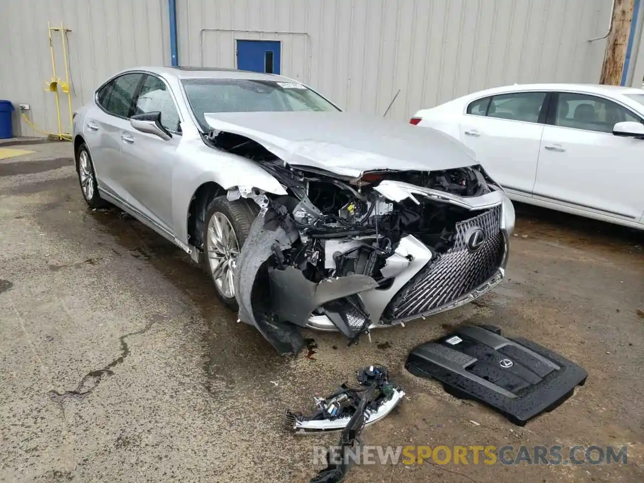 1 Photograph of a damaged car JTHB51FF0K5007885 LEXUS LS500 2019