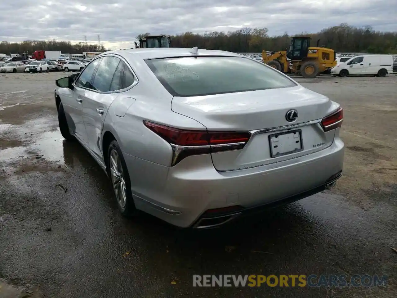 3 Photograph of a damaged car JTHB51FF0K5007885 LEXUS LS500 2019