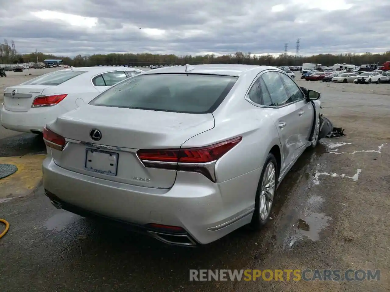 4 Photograph of a damaged car JTHB51FF0K5007885 LEXUS LS500 2019