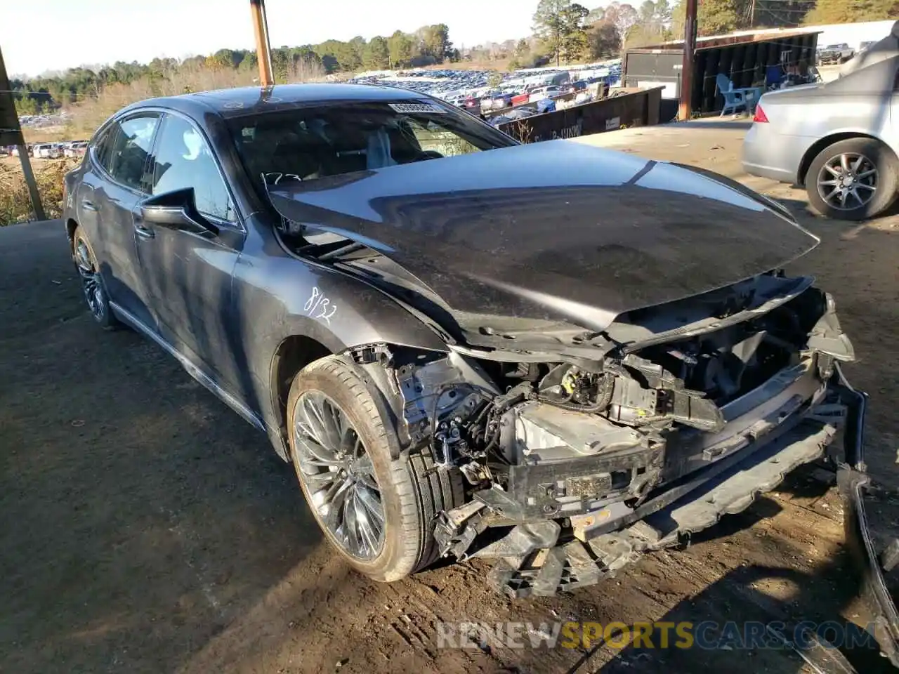 1 Photograph of a damaged car JTHB51FF0K5008101 LEXUS LS500 2019