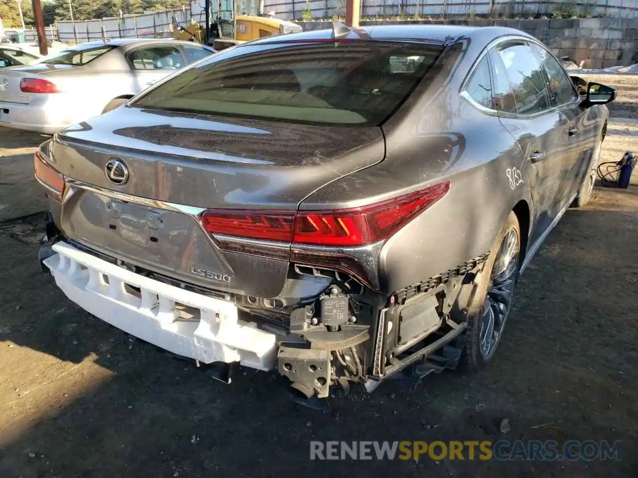 4 Photograph of a damaged car JTHB51FF0K5008101 LEXUS LS500 2019