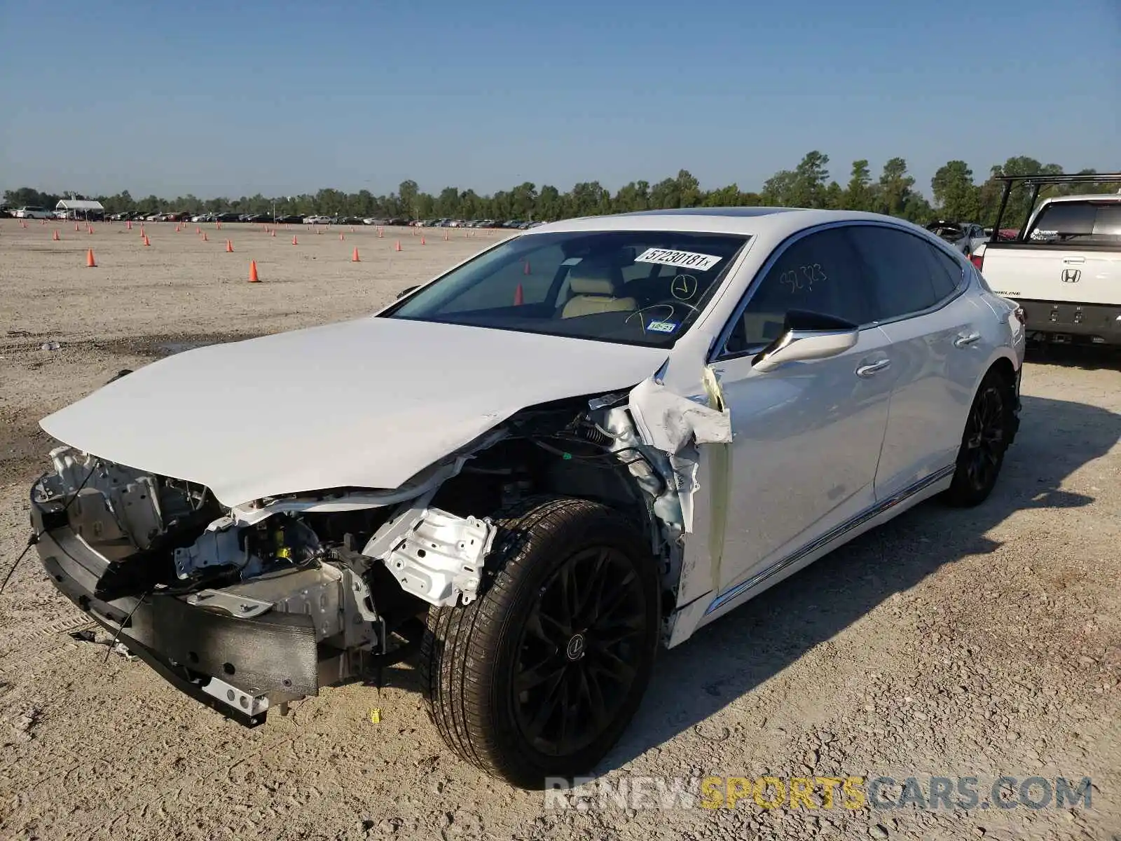 2 Photograph of a damaged car JTHB51FF0K5010110 LEXUS LS500 2019