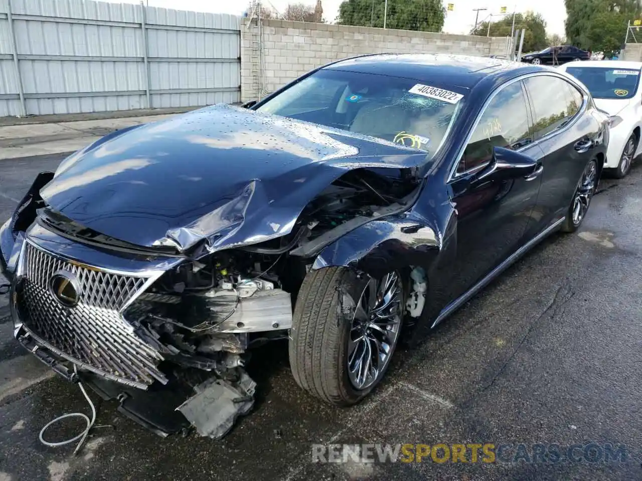 2 Photograph of a damaged car JTHB51FF1K5008382 LEXUS LS500 2019