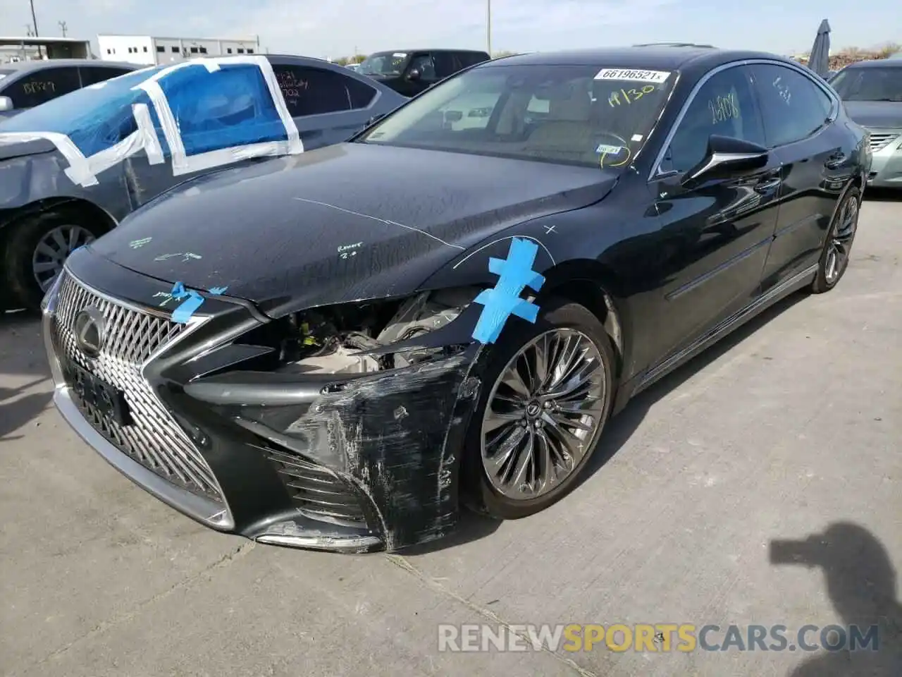 2 Photograph of a damaged car JTHB51FF1K5009032 LEXUS LS500 2019