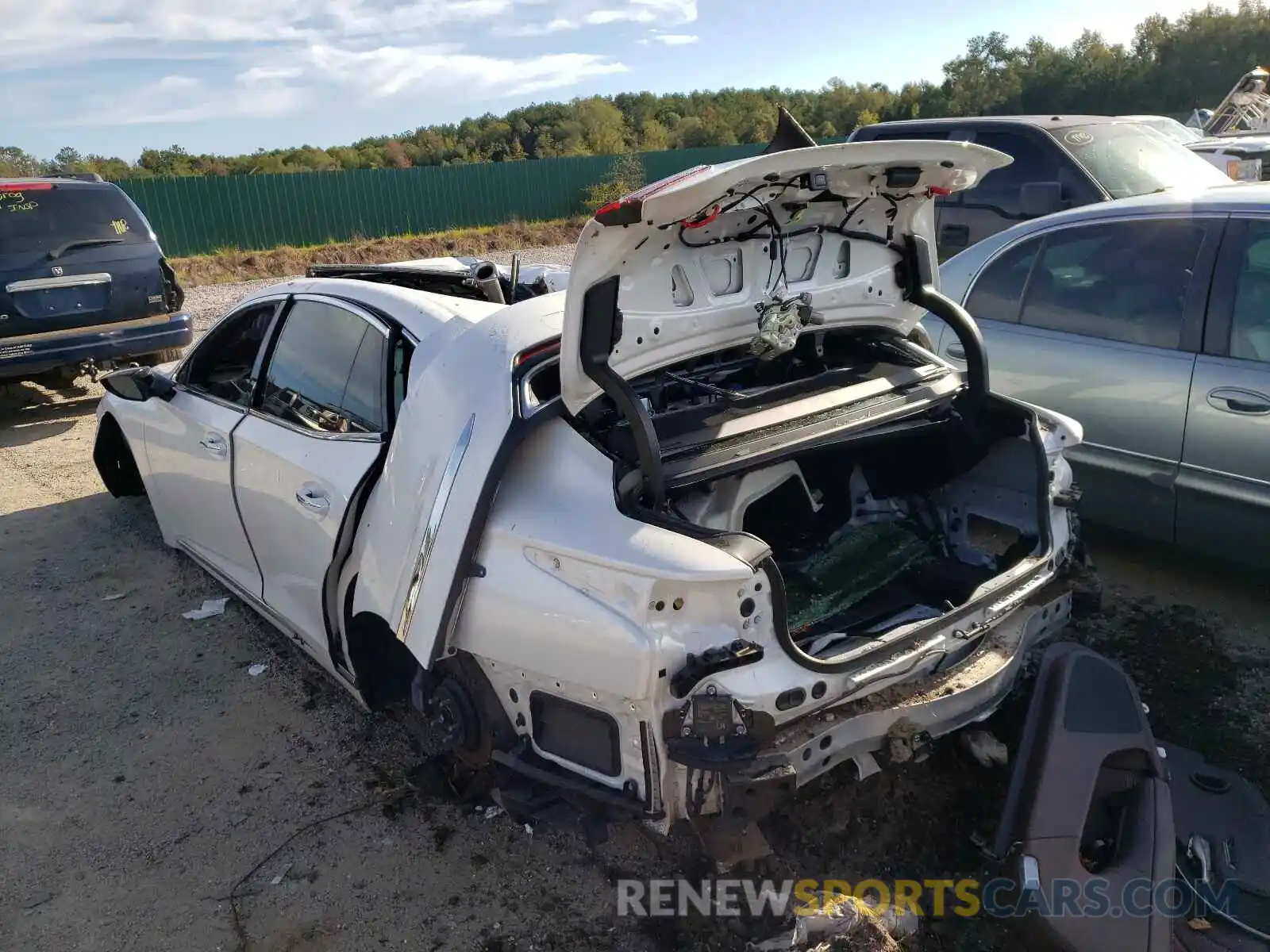 3 Photograph of a damaged car JTHB51FF1K5009127 LEXUS LS500 2019