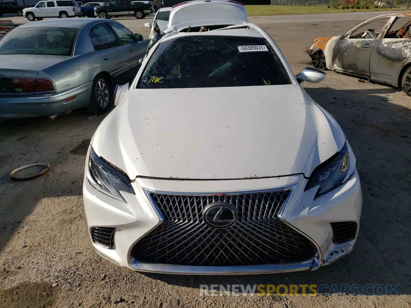 9 Photograph of a damaged car JTHB51FF1K5009127 LEXUS LS500 2019