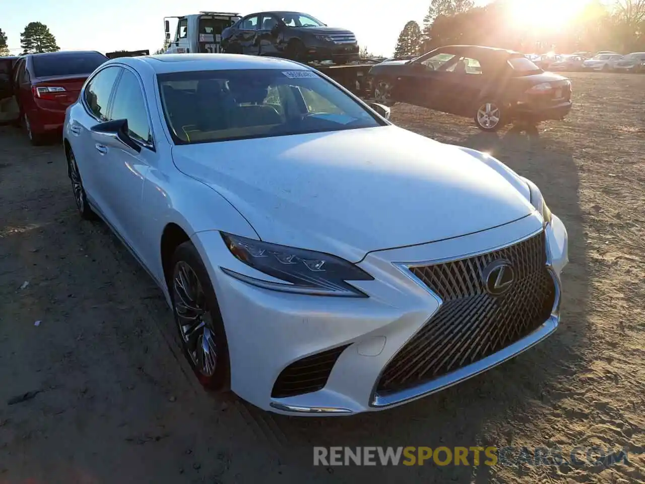 1 Photograph of a damaged car JTHB51FF3K5010330 LEXUS LS500 2019