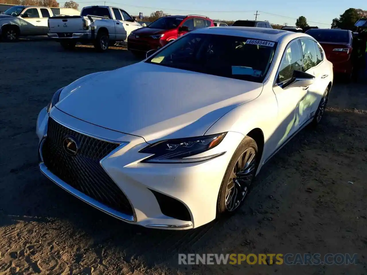 2 Photograph of a damaged car JTHB51FF3K5010330 LEXUS LS500 2019