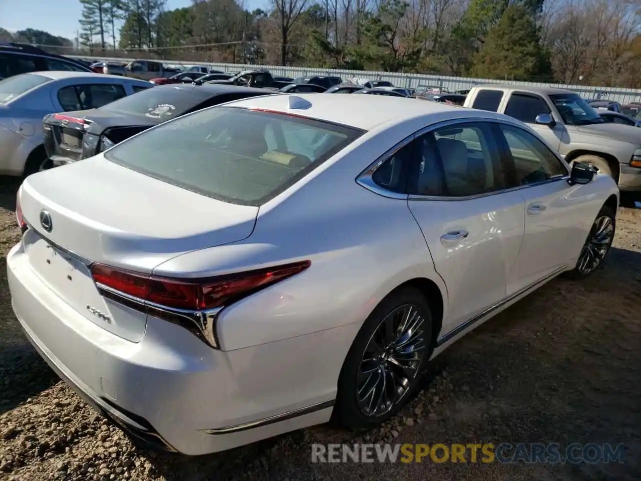 4 Photograph of a damaged car JTHB51FF3K5010330 LEXUS LS500 2019