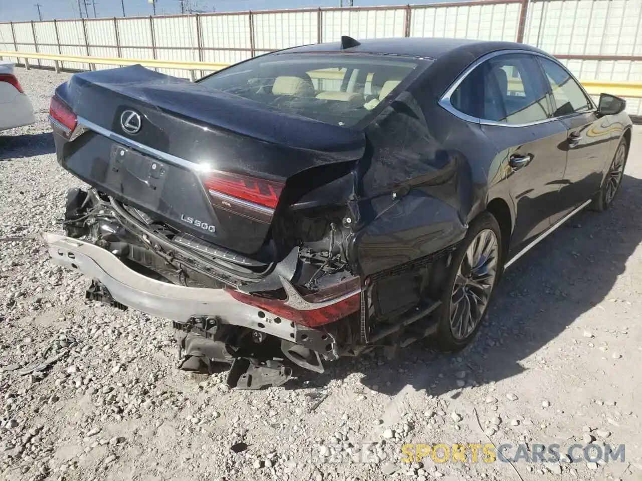 4 Photograph of a damaged car JTHB51FF5K5008322 LEXUS LS500 2019