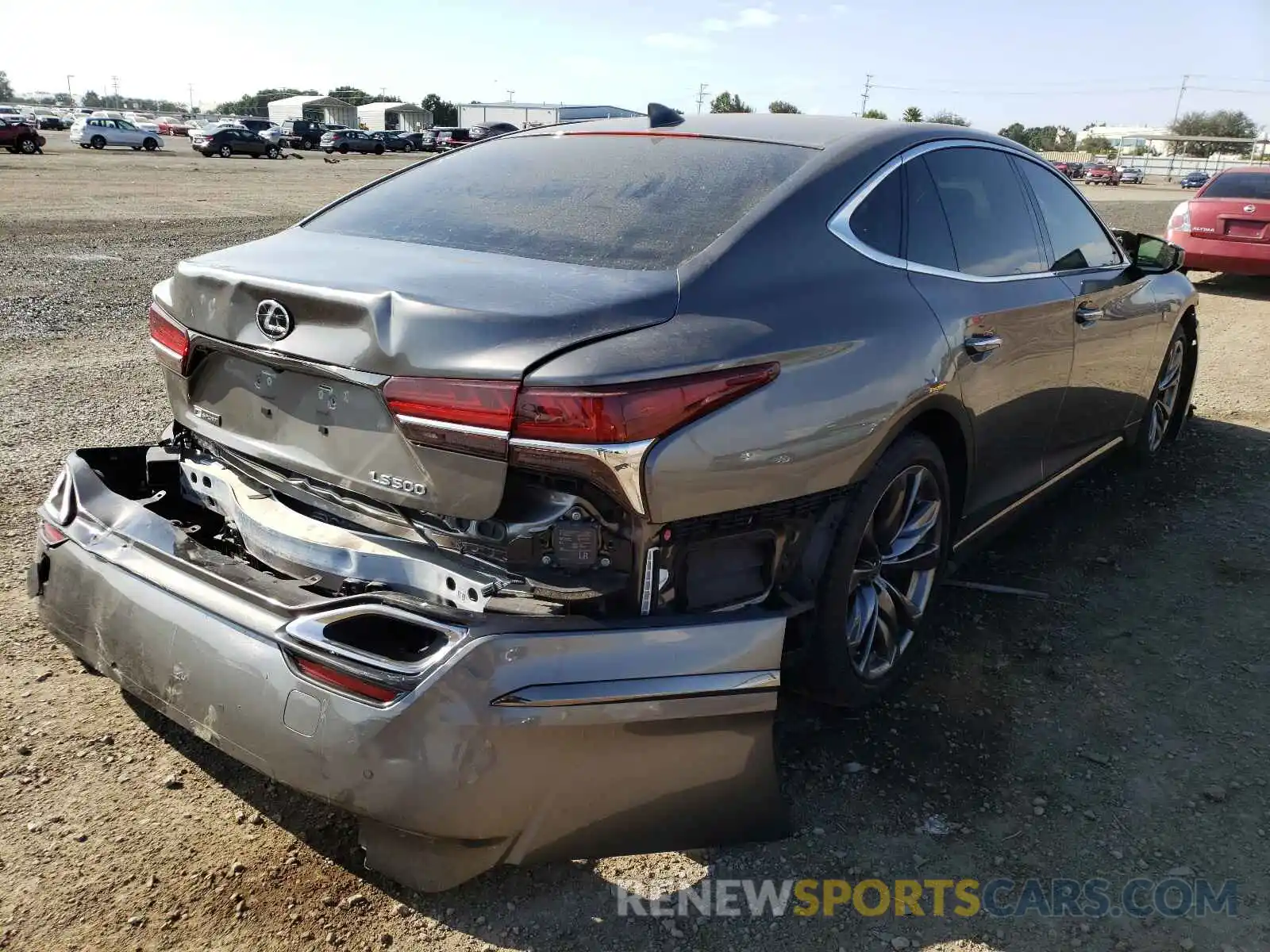 4 Photograph of a damaged car JTHB51FF6K5007499 LEXUS LS500 2019