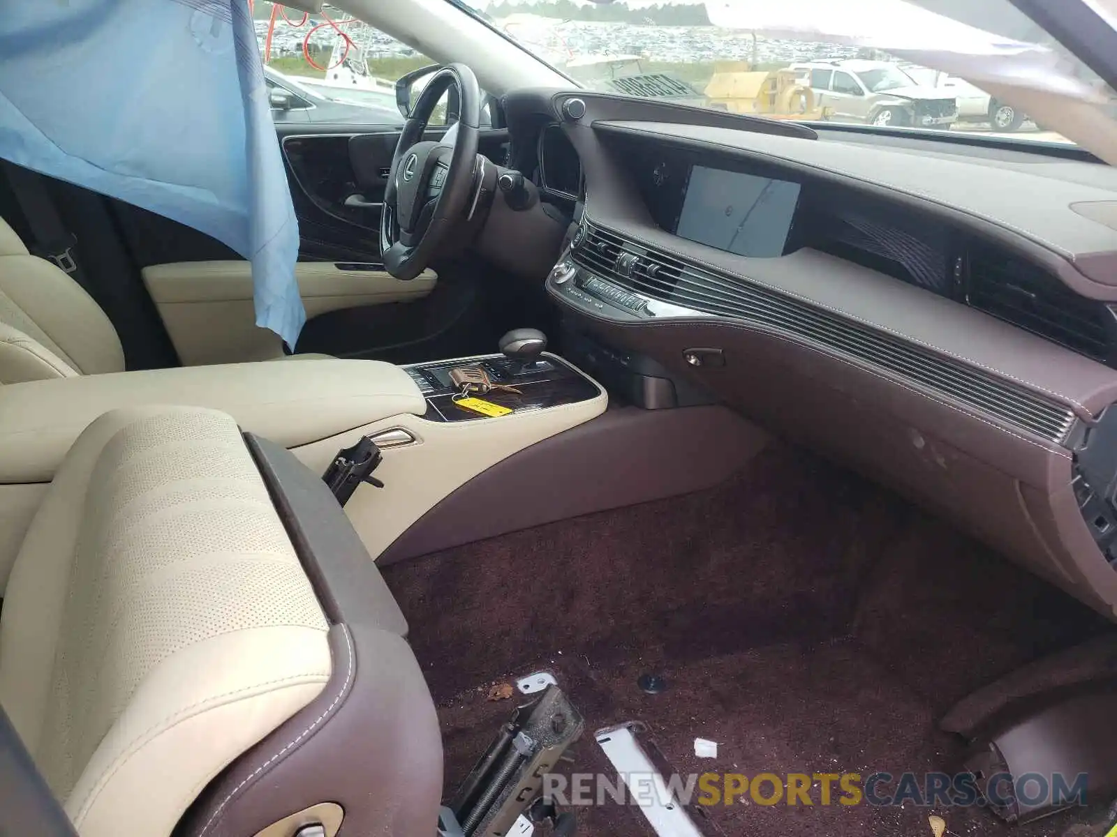 5 Photograph of a damaged car JTHB51FF9K5008422 LEXUS LS500 2019