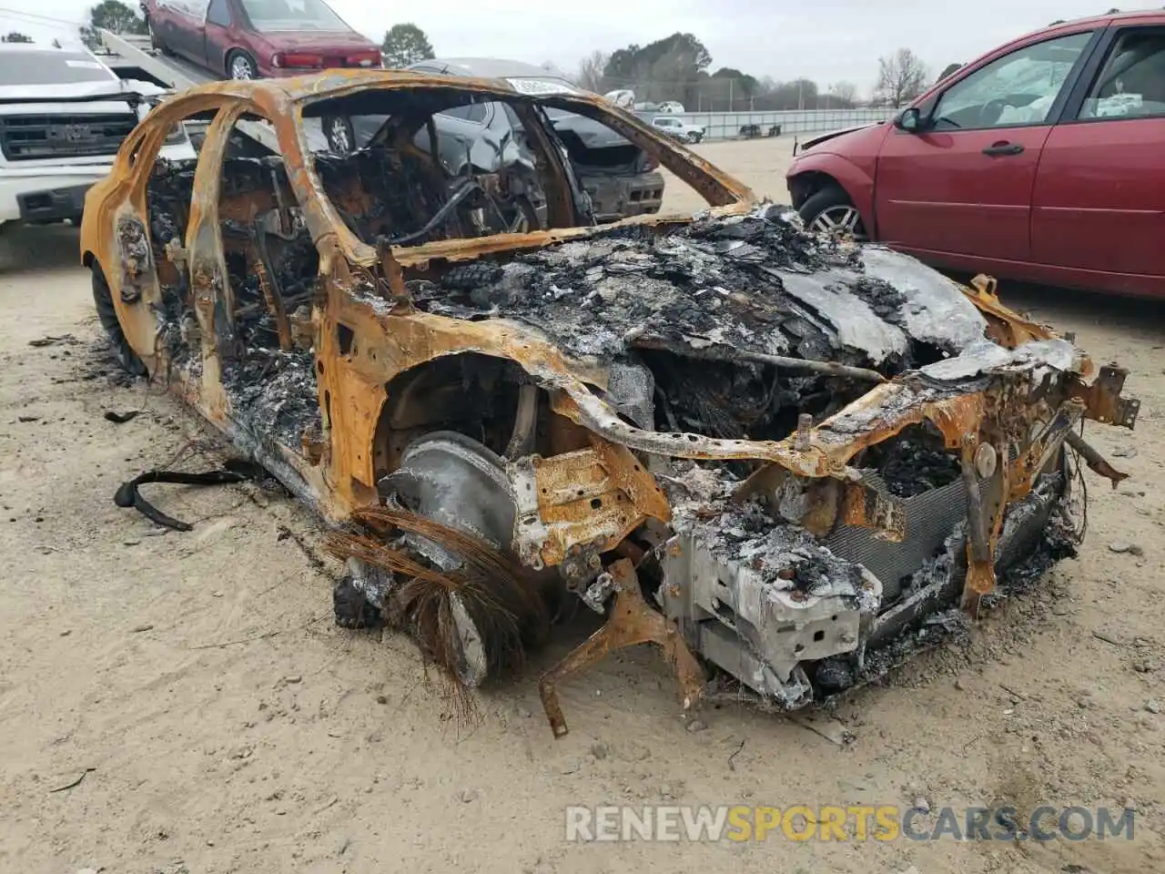 1 Photograph of a damaged car JTHB51FF9K5008937 LEXUS LS500 2019