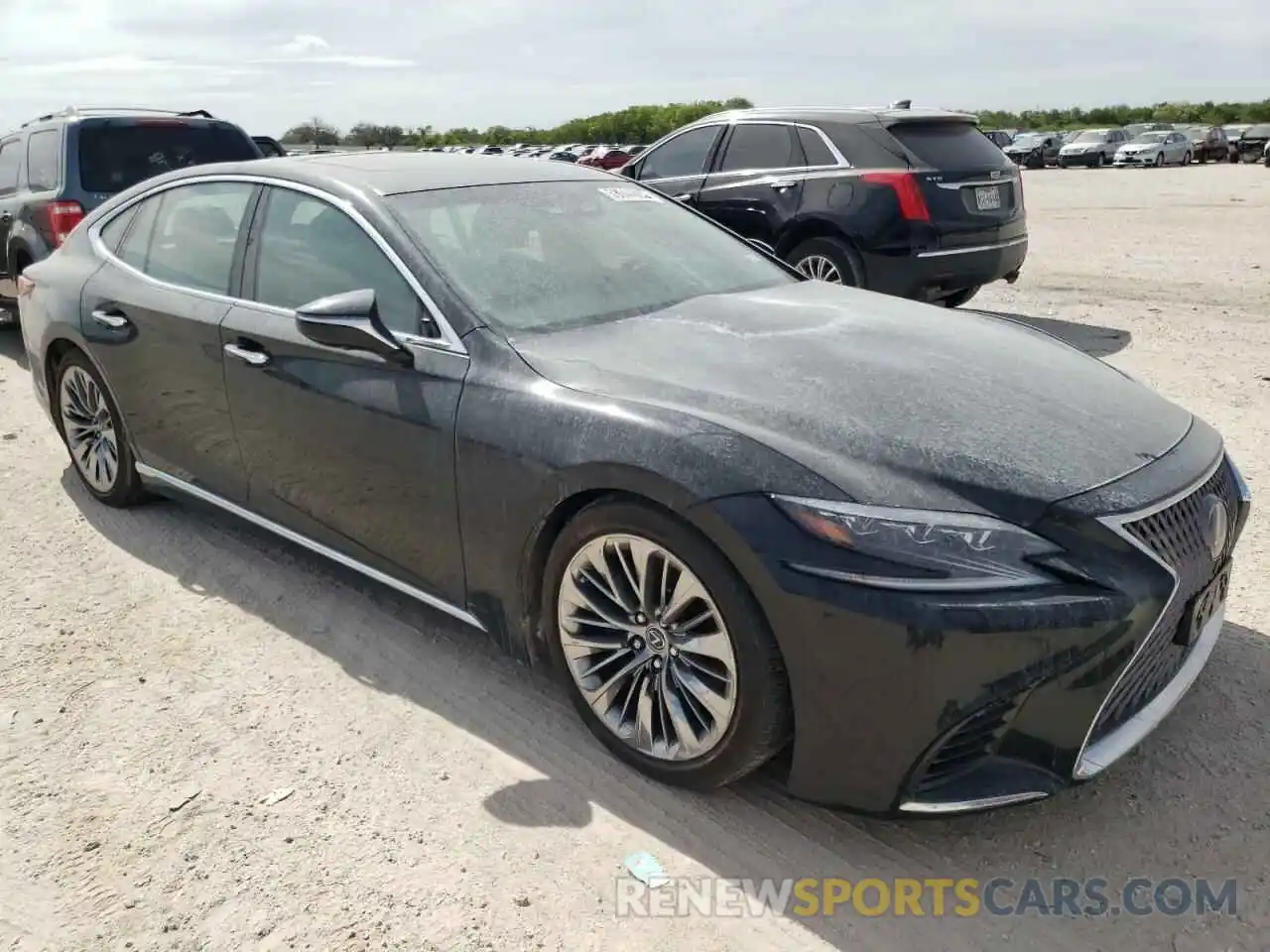 1 Photograph of a damaged car JTHB51FFXK5007506 LEXUS LS500 2019