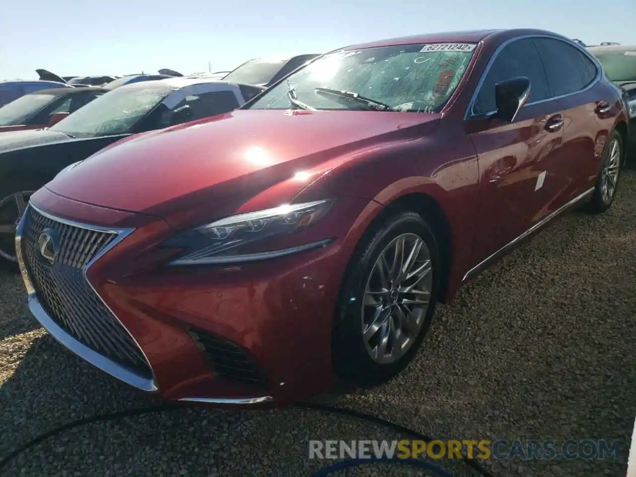 2 Photograph of a damaged car JTHB51FFXK5007831 LEXUS LS500 2019