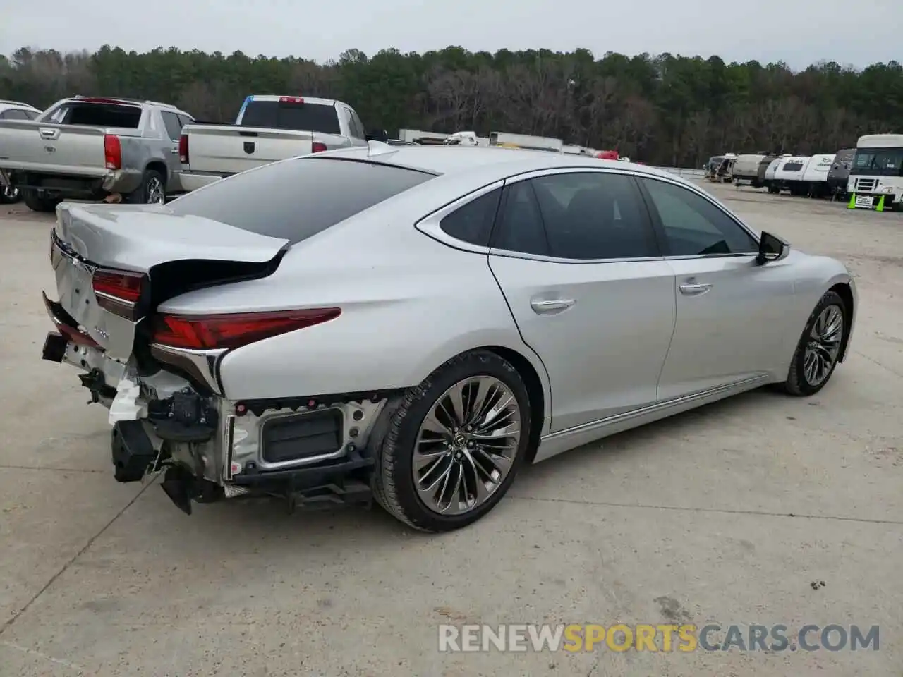 3 Photograph of a damaged car JTHB51FFXK5009563 LEXUS LS500 2019