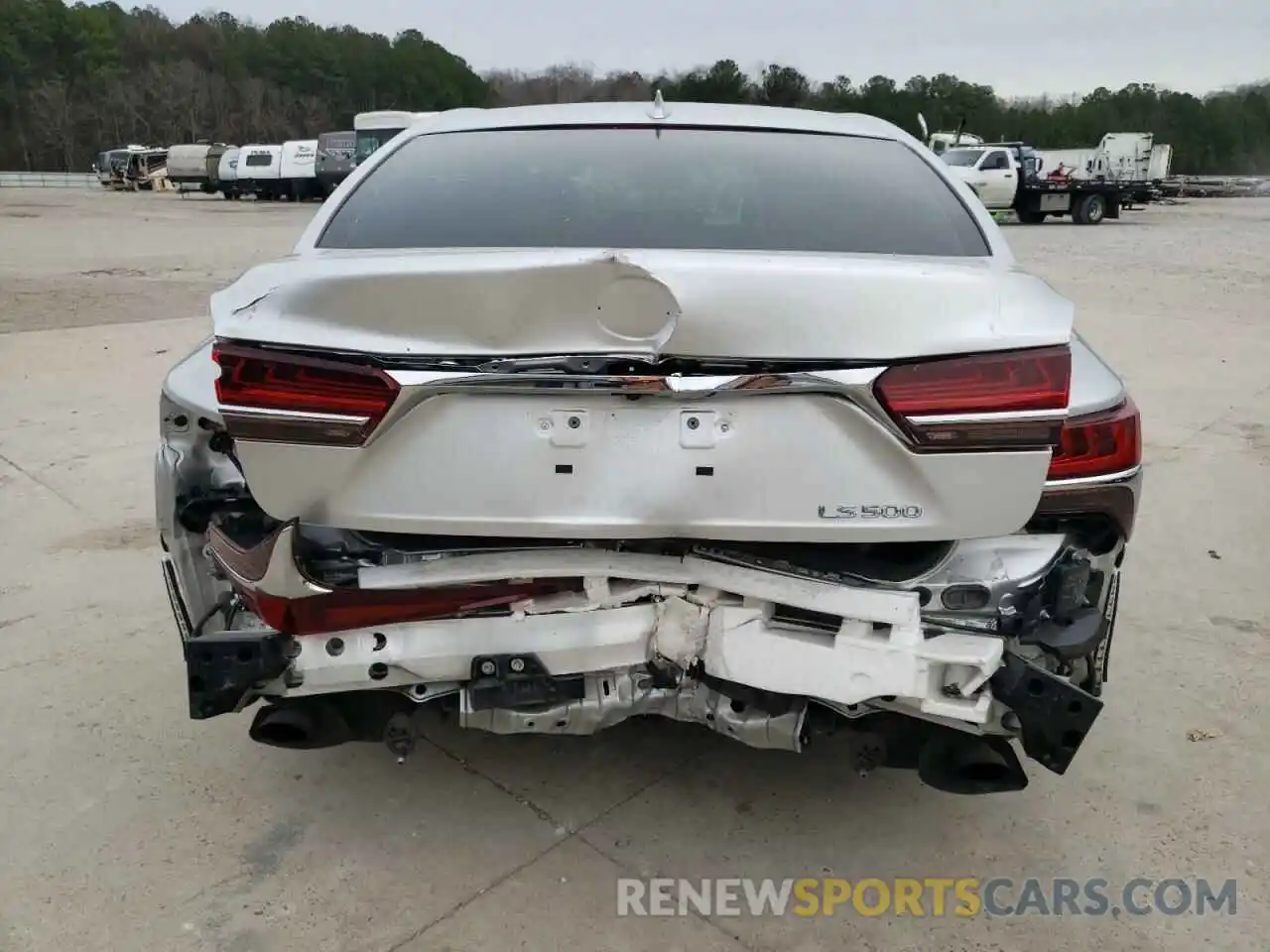 6 Photograph of a damaged car JTHB51FFXK5009563 LEXUS LS500 2019