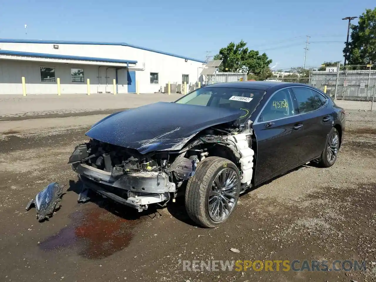 2 Photograph of a damaged car JTHB5LFF2K5009763 LEXUS LS500 2019