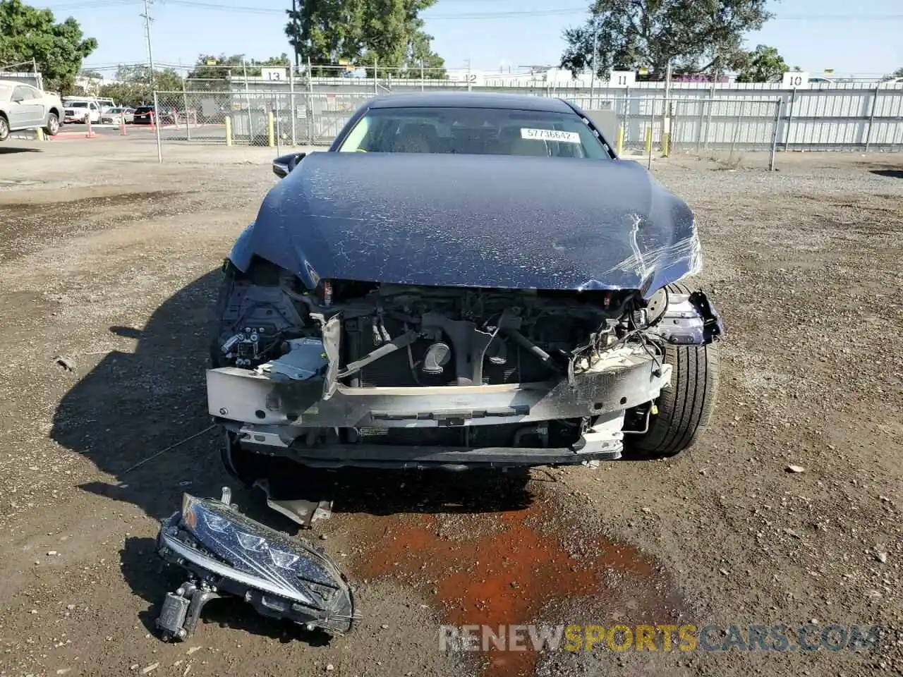 9 Photograph of a damaged car JTHB5LFF2K5009763 LEXUS LS500 2019