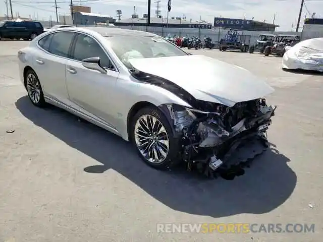 1 Photograph of a damaged car JTHB5LFF4K5009294 LEXUS LS500 2019