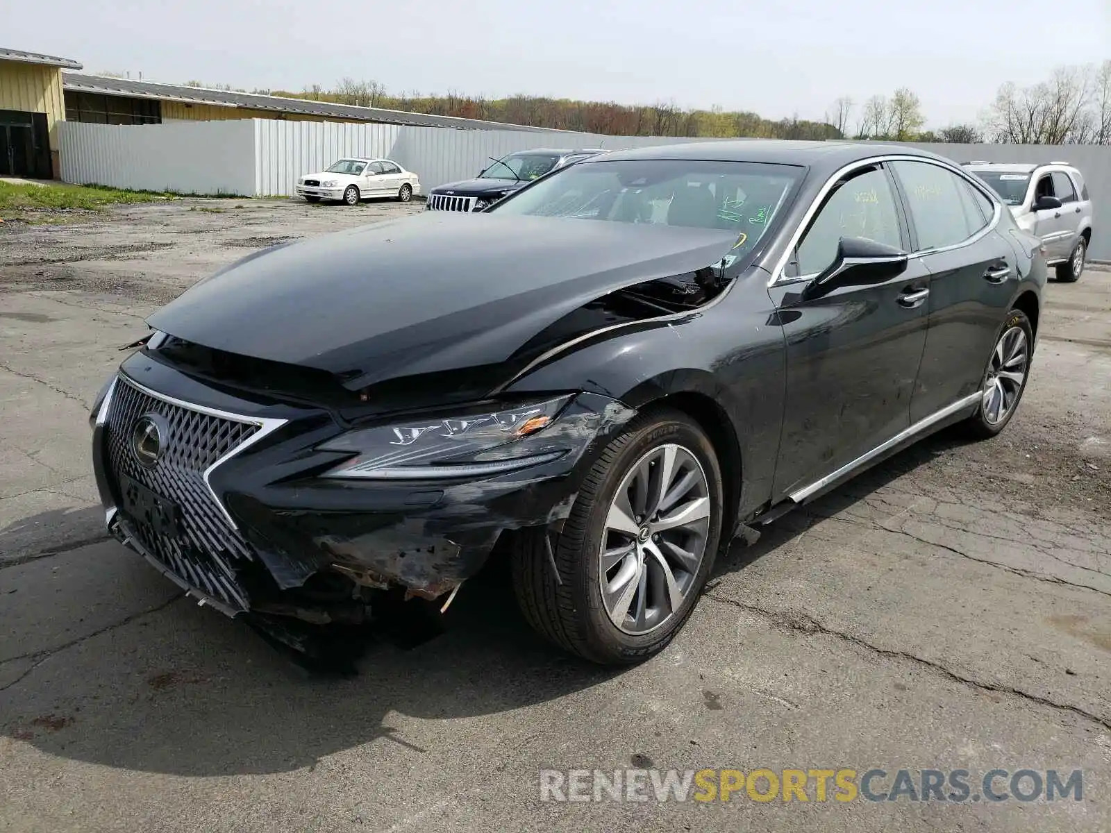 2 Photograph of a damaged car JTHC51FF1K5007219 LEXUS LS500 2019