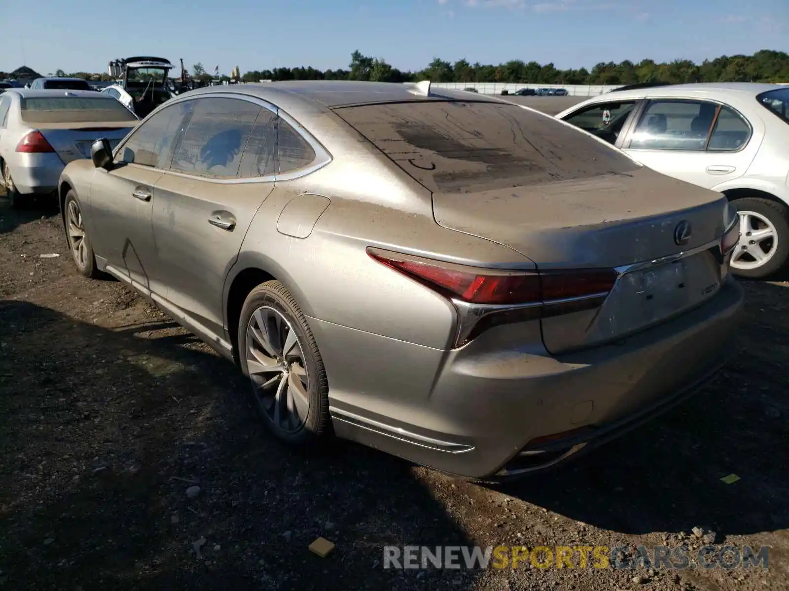 3 Photograph of a damaged car JTHC51FF2K5007164 LEXUS LS500 2019